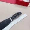 激安価格！ヴァレンティノ Vロゴ シャイニーカーフ リバーシブルベルト コピー Vuo74851 - 画像 (9)