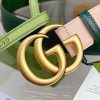 ギフトに最適 グッチ ダブルG バックル レザー ベルト コピー guz77259 - 画像 (3)