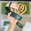 ギフトに最適 グッチ ダブルG バックル レザー ベルト コピー guz77259 - 画像 (7)