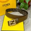 【人気商品】フェンディ グレーレザー ベルトコピー リバーシブル fee82856 - 画像 (2)