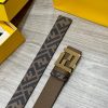 【人気商品】フェンディ グレーレザー ベルトコピー リバーシブル fee82856 - 画像 (9)