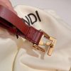 新作限定 フェンディ FFモチーフ レザー ベルト カーフレザー fet53864 - 画像 (6)