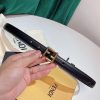 新色☆希少フェンディ FFモチーフ 偽物 レザー ベルト カーフレザー fer55436 - 画像 (3)