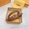フェンディ FFモチーフ コピーレザー ベルト カーフレザー fex74196 - 画像 (5)