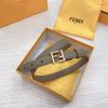 超限定♪フェンディ 偽物 FFモチーフ レザー ベルト カーフレザー fek87877 - 画像 (3)