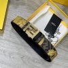 新色☆希少フェンディ FFモチーフ コピーレザー ベルト カーフレザー feo32037 - 画像 (5)