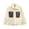 ステューシー 偽物 SHERPA ロゴ もこもこシェルパジャケット suf75215 - 画像 (4)