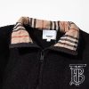 ブティック♪バーバリー ジャケット 偽物カシミアブレンドフリース Bam46335 - 画像 (3)