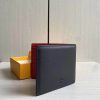 フェンディ 偽物 バグズアイ ブラックレザー 二つ折り財布 fet18709 - 画像 (2)