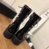 最新でオシャレシャネル コピー レースアップ レザーアンクルブーツ shr59884 - 画像 (2)