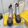 世界中で大人気♪フェンディ 偽物 Ankle Boots アンクル バイカー ブーツ fek42082 - 画像 (4)