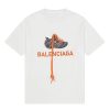 バレンシアガ  ロゴ Tシャツ 偽物 ユニセックス 【人気商品】 baq66334 - 画像 (5)