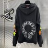 クロムハーツ 偽物 カラフルクロス スクロール パーカー プルオーバー Kue73474 - 画像 (2)