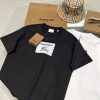 新作限定 バーバリー Tシャツ コピー ブラック Bay86845 - 画像 (4)