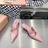 【人気商品】ミュウミュウ パンプス 偽物 ヒール5.5cm myy91762 - 画像 (3)