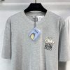 確保済みロエベ ヒン アナグラム Tシャツ 偽物 クルーネック 2色 loz53590 - 画像 (2)