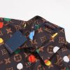 超話題!草間彌生コラボ 偽物 ルイヴィトン PAINTED DOTS シルクシャツ vuu66244 - 画像 (3)