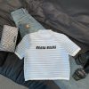 大人気！ミュウミュウ ストライプTシャツ 偽物 mye07078 - 画像 (2)