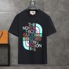 ギフトに最適ノースフェイス グッチ 偽物 ロゴ コットン Tシャツ 2色 guz86483 - 画像 (6)