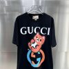 速達発送グッチ×Kawaii キャットプリント Tシャツ コピー guw06752 - 画像 (3)