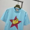 【大特価】グッチ×Kawaii 偽物 キャットプリント Tシャツ gup59765 - 画像 (2)