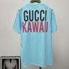 【大特価】グッチ×Kawaii 偽物 キャットプリント Tシャツ gup59765 - 画像 (5)