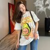☆超人気☆グッチ×Kawaii コピー キャットプリント Tシャツ gum95166 - 画像 (2)