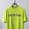 争奪戦バレンシアガ 偽物 メンズ LOGO ミディアムフィット Tシャツ baj44776 - 画像 (2)