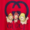 超話題!グッチ×Kawaii キャットプリント Tシャツ 偽物 guj83879 - 画像 (4)