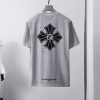 ★日本!!人気！クロムハーツ スーパーコピー Tシャツ CHプラス グレー メンズ Kuv15070 - 画像 (5)