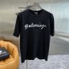 激安価格！バレンシアガ コピー ロゴ オーバーサイズ Tシャツ 半袖 2色 bay30051 - 画像 (5)