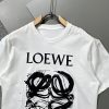 送料無料☆ロエベ★アナグラムバイカラーコットンTシャツ コピー★ lom46729 - 画像 (2)