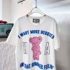 すぐ届く グッチ アニマル プリント 偽物 コットン Tシャツ guf59456 - 画像 (3)