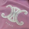 送料込 セリーヌ コットンジャージー トリオンフ コピー Tシャツ Ceu09786 - 画像 (3)
