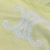 超希少！セリーヌ コットンジャージー トリオンフ 偽物 Tシャツ Cez41442 - 画像 (3)