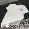 即発送 ミュウミュウ 刺繍入りコットンTシャツ 偽物 myf59063 - 画像 (5)