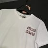 即発送 ミュウミュウ 刺繍入りコットンTシャツ 偽物 myf59063 - 画像 (7)