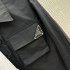 お洒落 プラダ Re-Nylon ギャバジン シャツ 偽物 フード付き puf25389 - 画像 (4)
