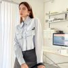 お洒落 プラダ Re-Nylon ギャバジン シャツ 偽物 フード付き puf25389 - 画像 (6)