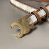 セリーヌ☆MEDIUM TRIOMPHE BELTミディアムトリオンフベルト 偽物 Cek06890 - 画像 (2)