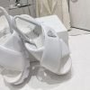 すぐ届【プラダ】ソフト パッド入りナッパ レザー ウェッジ サンダル コピー puv98547 - 画像 (8)