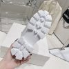 すぐ届【プラダ】ソフト パッド入りナッパ レザー ウェッジ サンダル コピー puv98547 - 画像 (9)