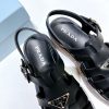 お洒落プラダ Rubber wedge platform sandals ウェッジサンダル コピー pur40331 - 画像 (6)