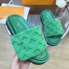 【大特価】ルイヴィトン 偽物 プールピロー ライン ミュール サンダル 1AB1N3 - 画像 (5)