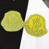 モンクレール クルーネック プリント刺しゅうロゴTシャツ mof94599 - 画像 (5)