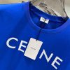 超話題!セリーヌ tシャツ コピー ユニセックス ルーズ ロゴプリント Cez98110 - 画像 (2)