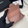 稀少シャネル ミニ財布 偽物 キャビア ライトゴールド金具 shw24353 - 画像 (5)