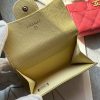 プレゼント最適シャネル ミニ財布 スーパーコピー キャビア ライトゴールド金具 shs80739 - 画像 (5)