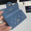 プレゼント最適シャネル 偽物 ミニ財布 キャビア ライトゴールド金具 shu67180 - 画像 (4)