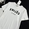 送料込 セリーヌ コットン ジャージー Tシャツ 偽物 ロゴ Cei25360 - 画像 (2)
